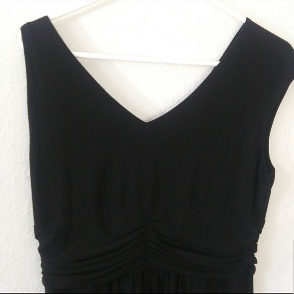 RONNI NICOLE gold chain detail sleeveless black dress women Size 8 - Picture 10 of 10